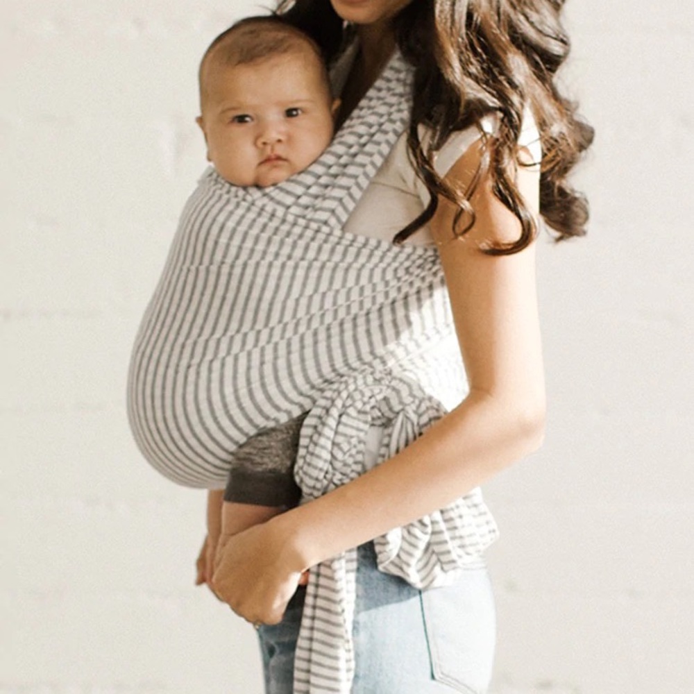 NEW Solly baby wrap Grey Stripe